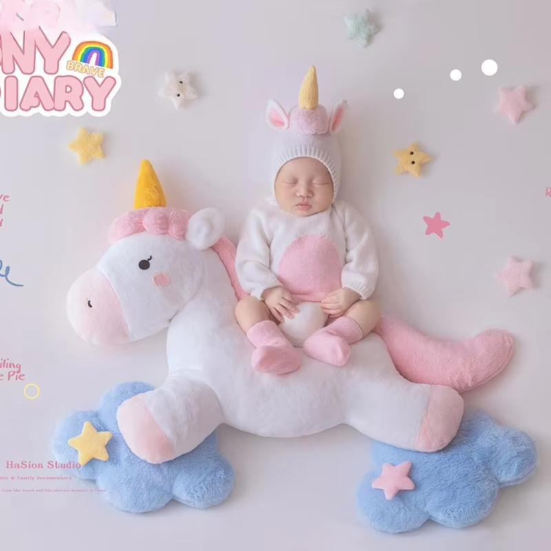 2026 Rainbow Horse Theme Set - Newborn Photography Props - Image 3